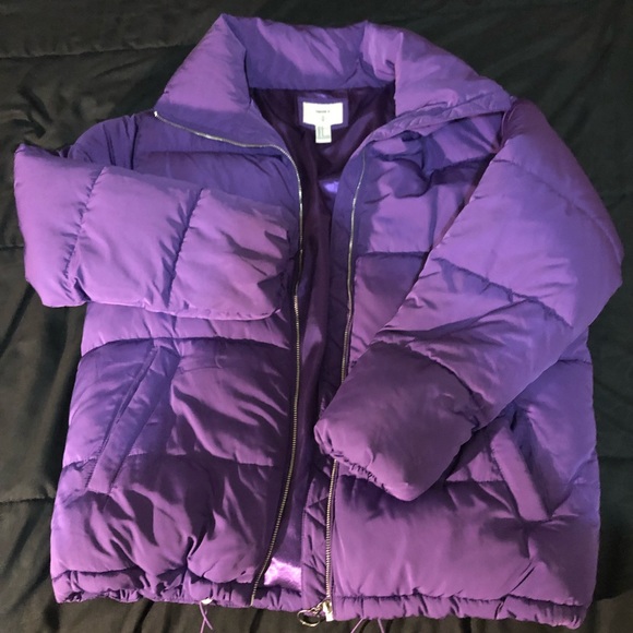 Purple puff Jacket. - Picture 3 of 3